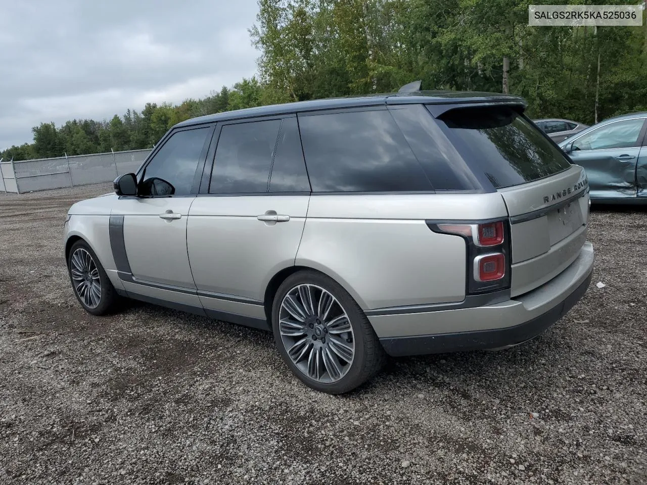 SALGS2RK5KA525036 2019 Land Rover Range Rover Hse