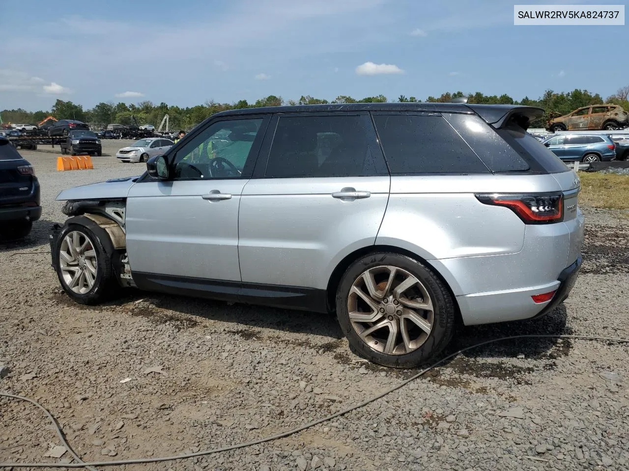 2019 Land Rover Range Rover Sport Hse VIN: SALWR2RV5KA824737 Lot: 71455154