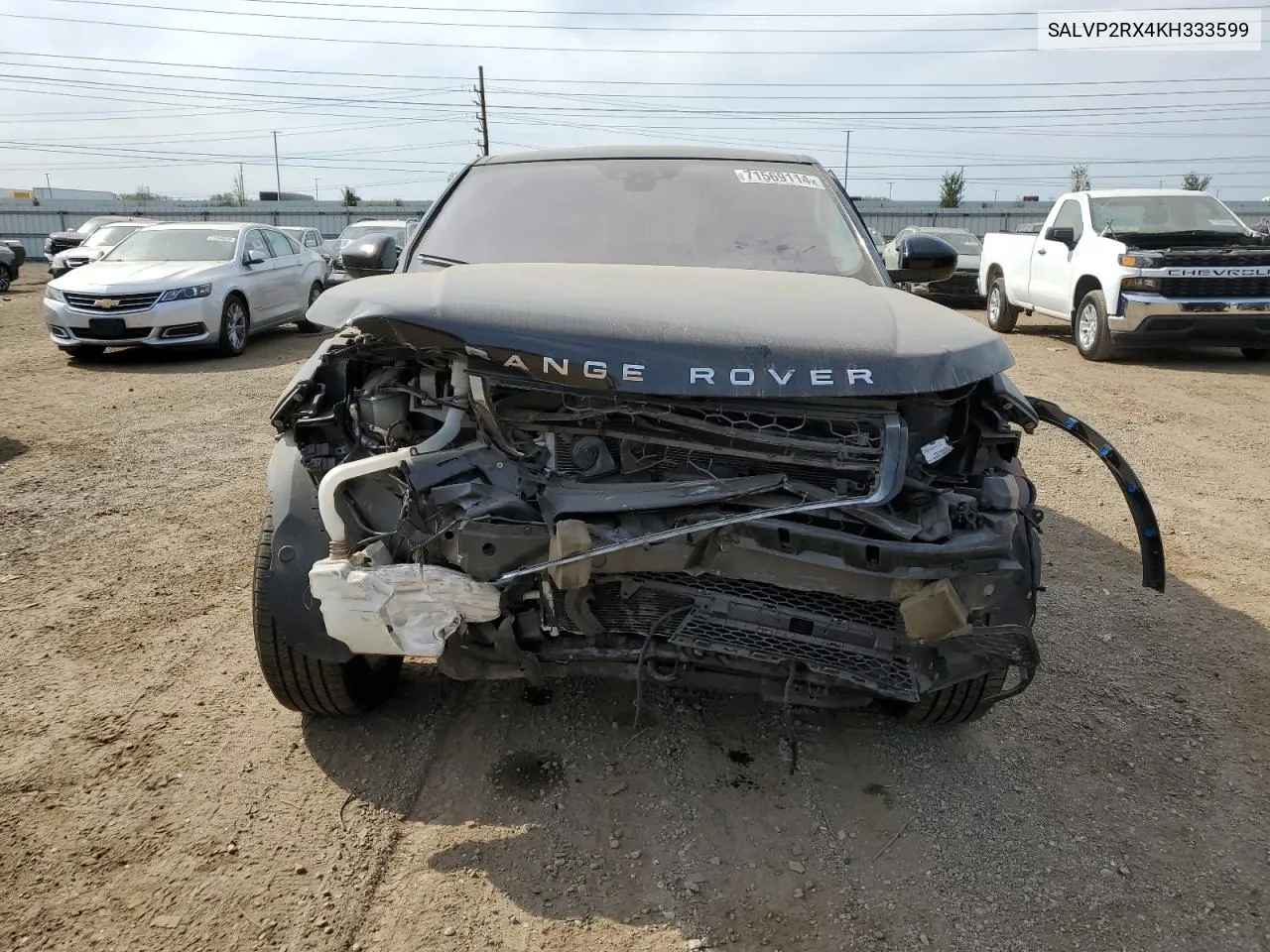 SALVP2RX4KH333599 2019 Land Rover Range Rover Evoque Se