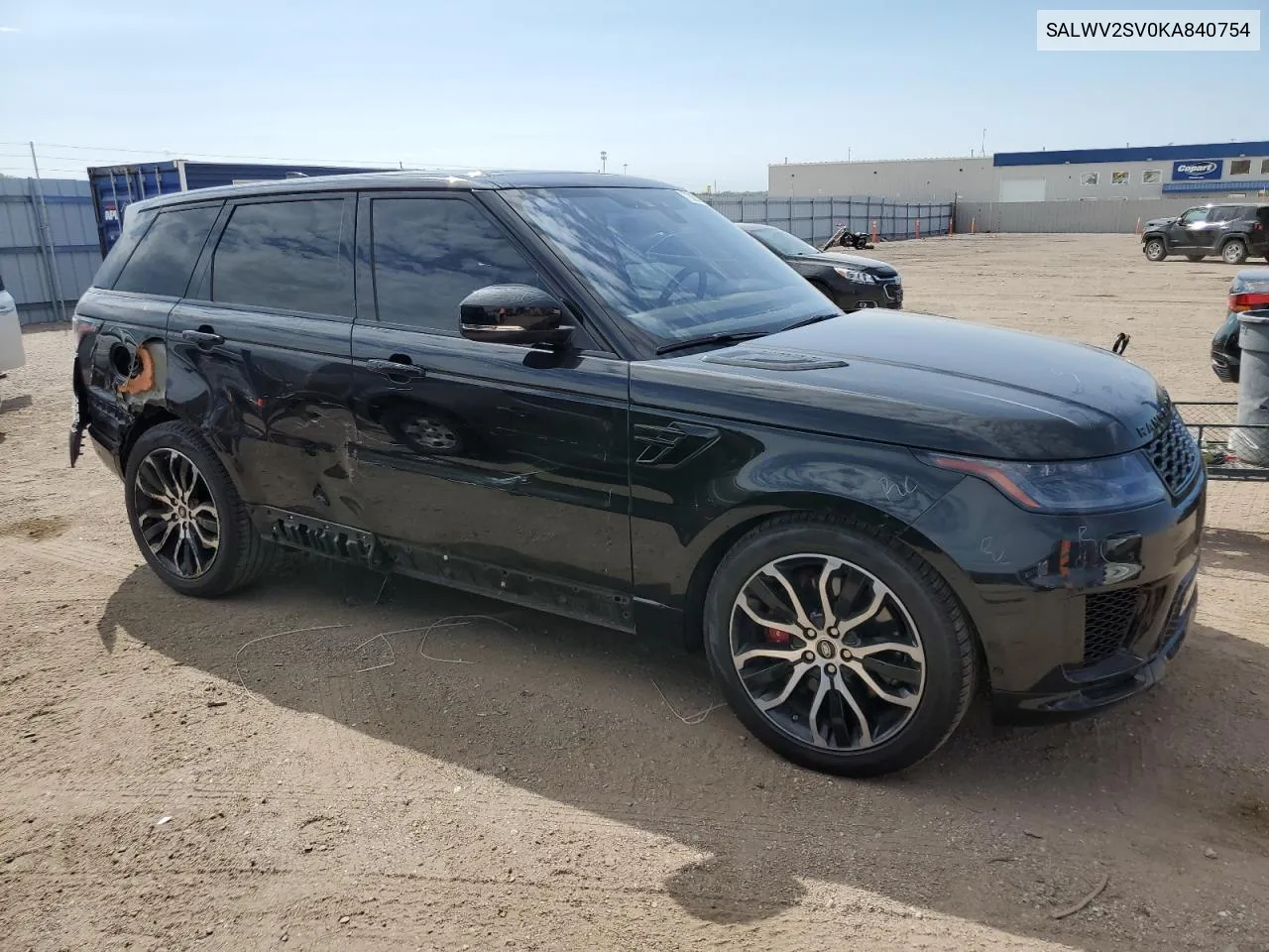 SALWV2SV0KA840754 2019 Land Rover Range Rover Sport Hse Dynamic