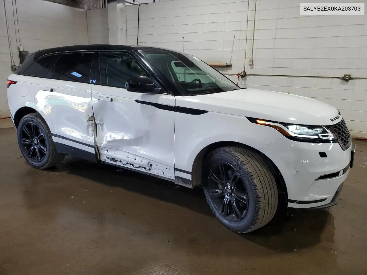 2019 Land Rover Range Rover Velar S VIN: SALYB2EX0KA203703 Lot: 72321454