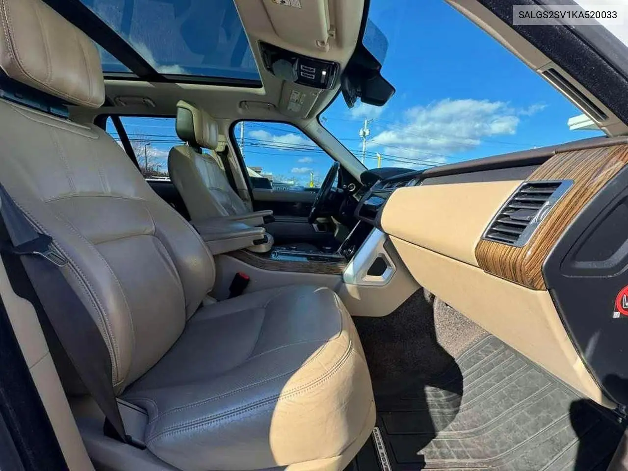 SALGS2SV1KA520033 2019 Land Rover Range Rover Hse