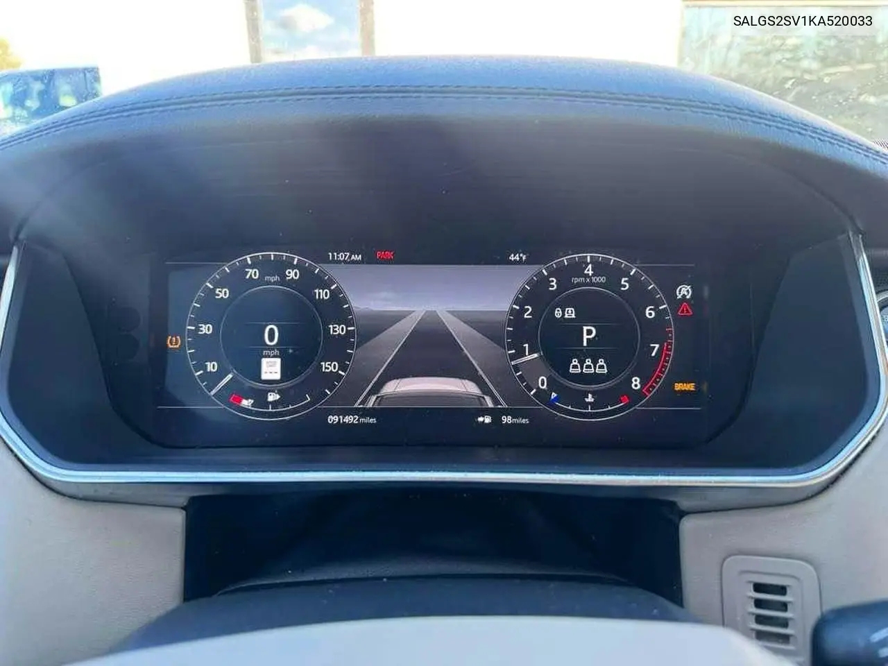 SALGS2SV1KA520033 2019 Land Rover Range Rover Hse