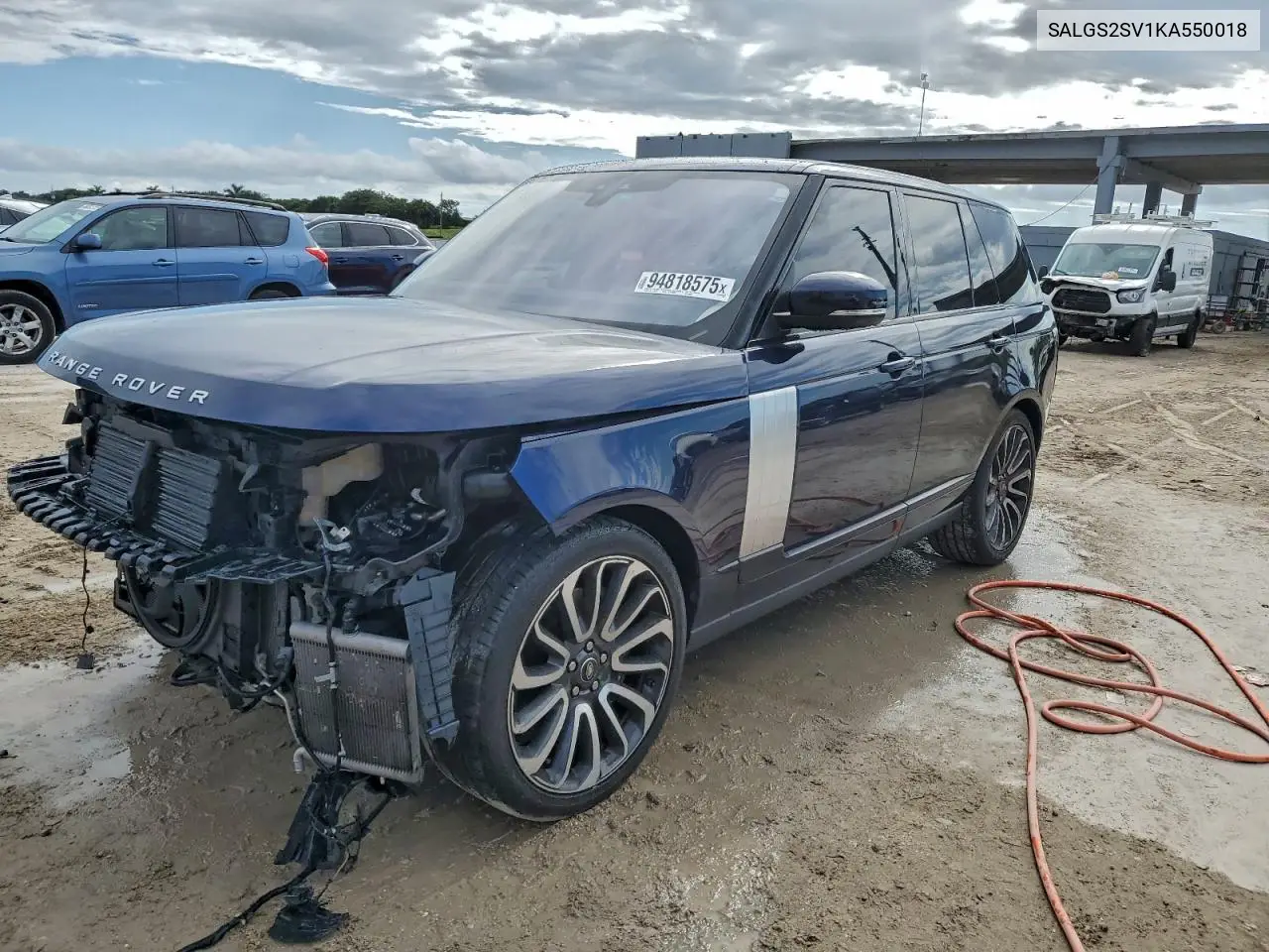 SALGS2SV1KA550018 2019 Land Rover Range Rover Hse