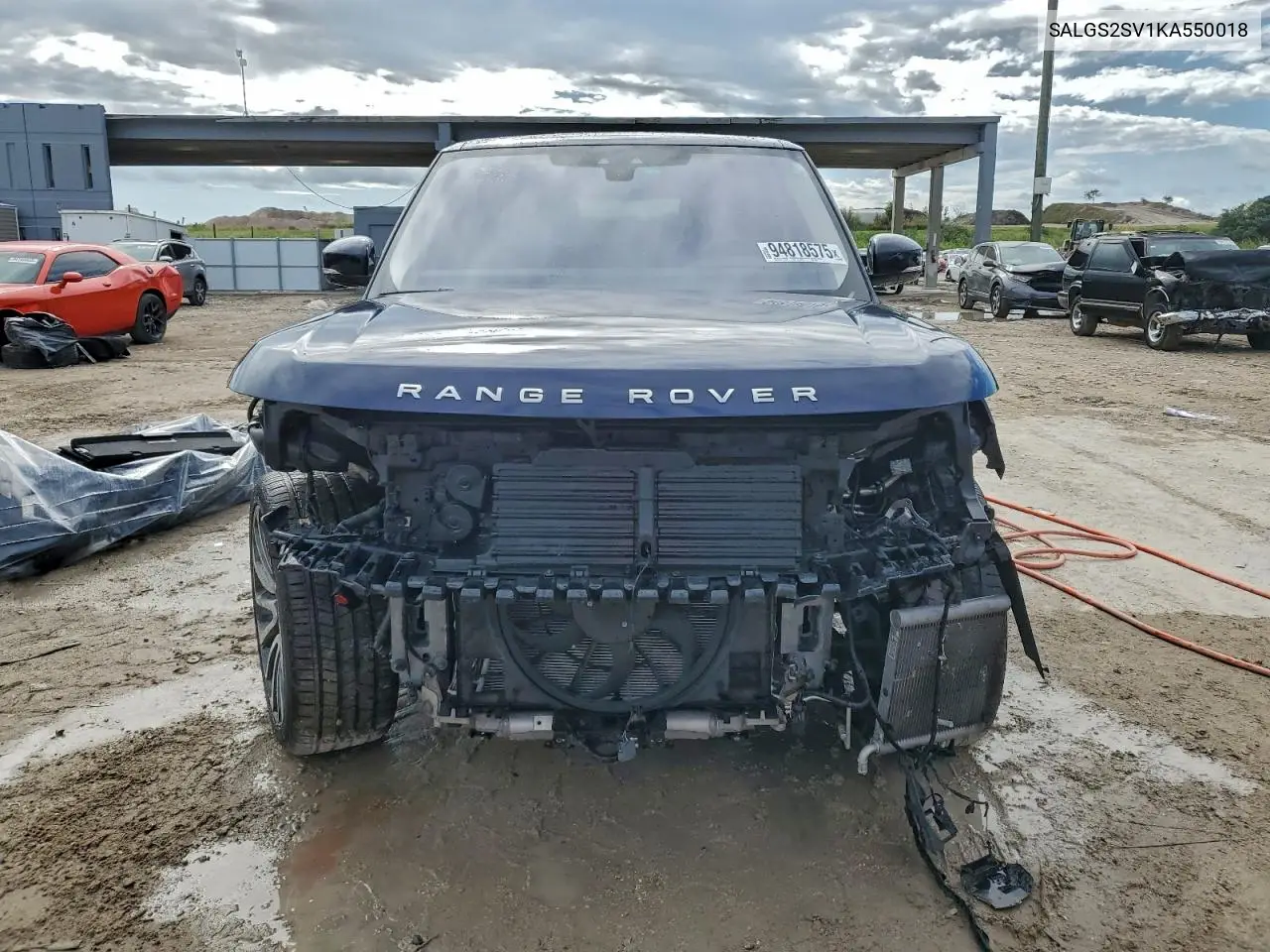 SALGS2SV1KA550018 2019 Land Rover Range Rover Hse