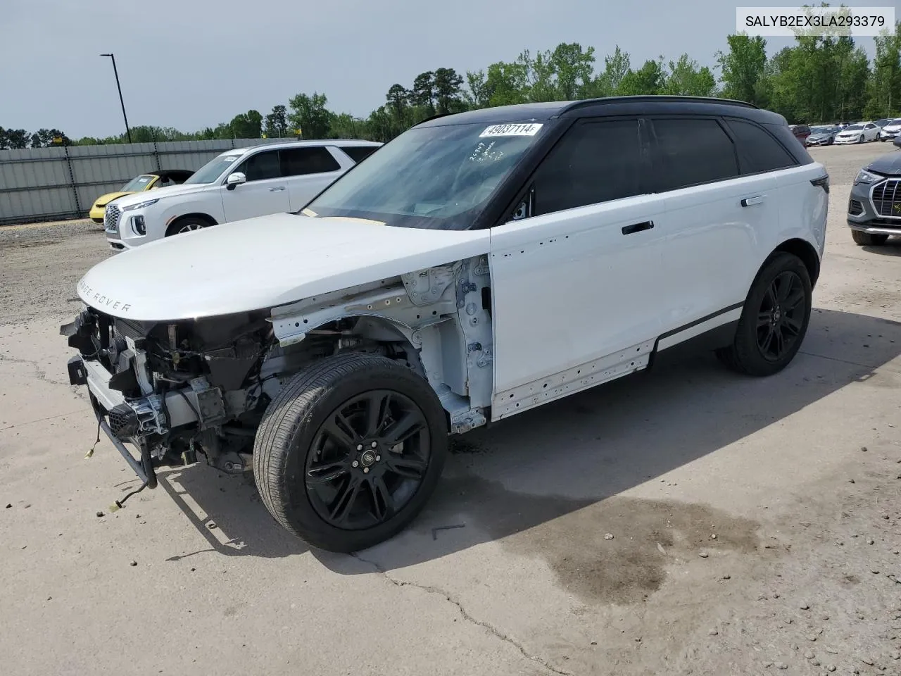 2020 Land Rover Range Rover Velar S VIN: SALYB2EX3LA293379 Lot: 49037114