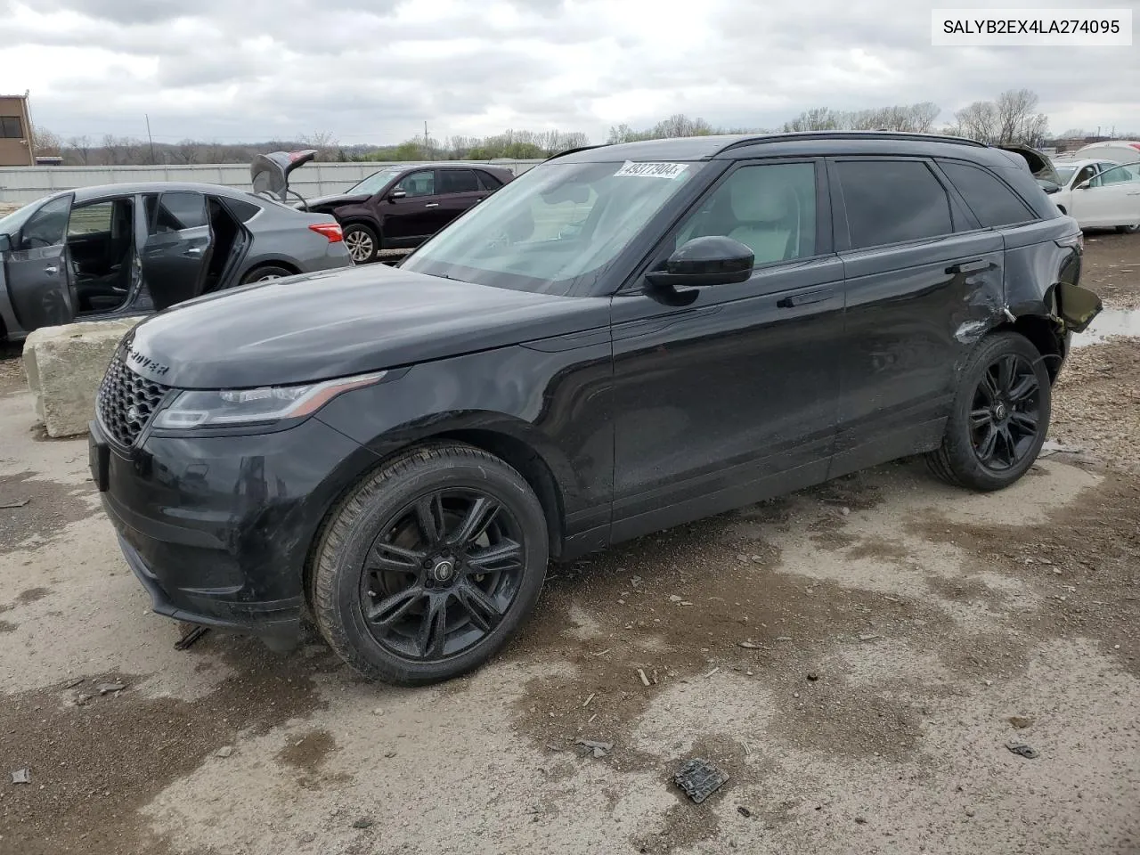 2020 Land Rover Range Rover Velar S VIN: SALYB2EX4LA274095 Lot: 49377904