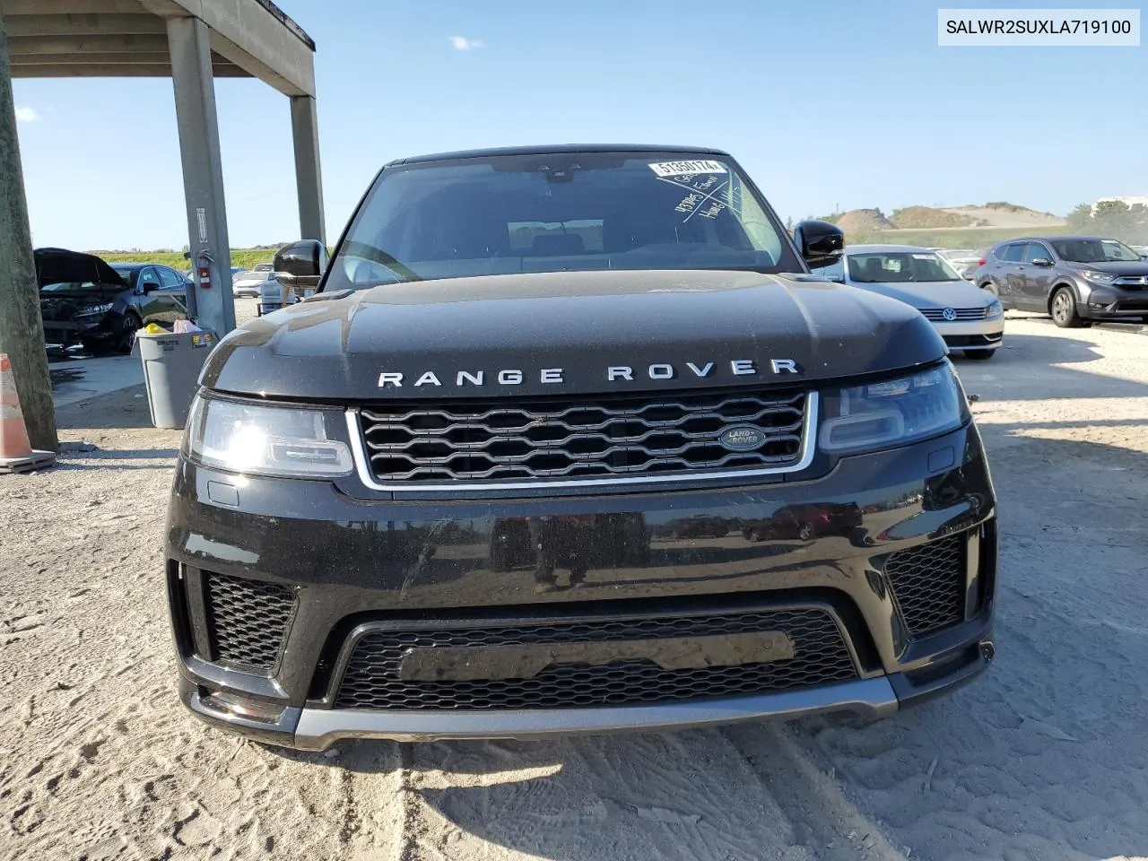 2020 Land Rover Range Rover Sport Hse VIN: SALWR2SUXLA719100 Lot: 51350174