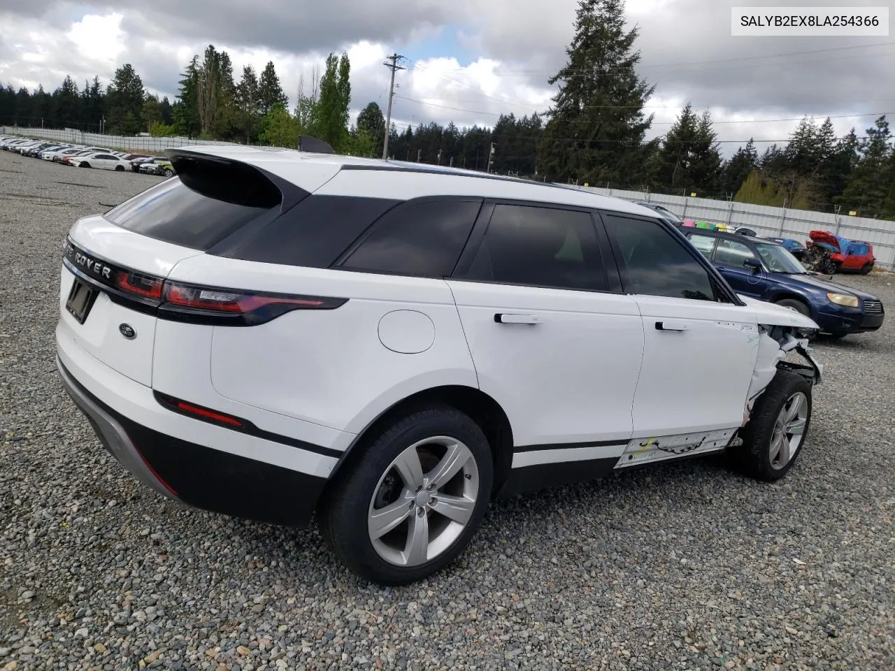 2020 Land Rover Range Rover Velar S VIN: SALYB2EX8LA254366 Lot: 52770024