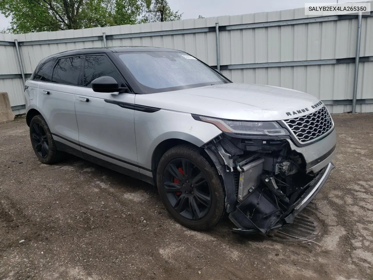 2020 Land Rover Range Rover Velar S VIN: SALYB2EX4LA265350 Lot: 53087274