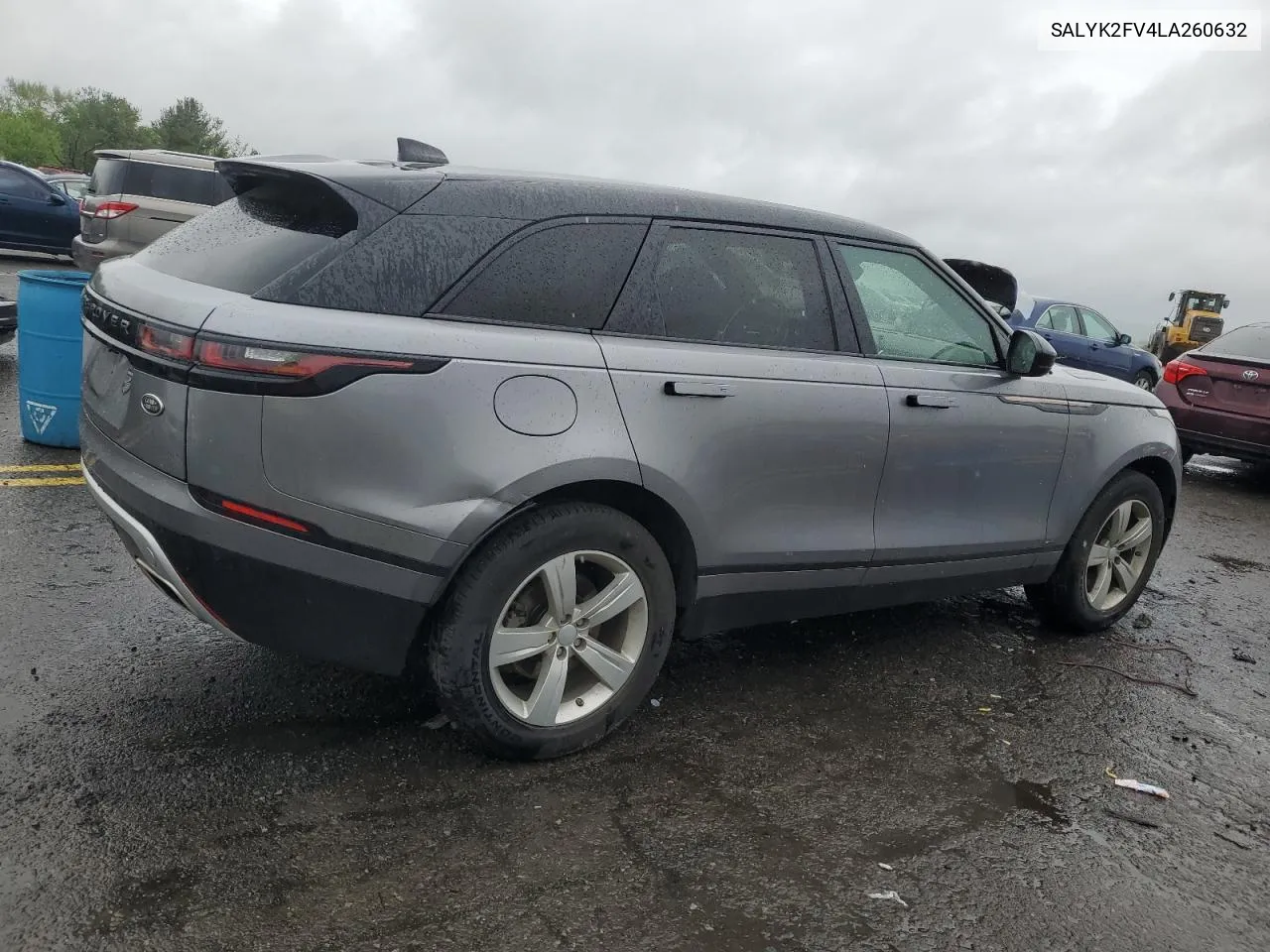 2020 Land Rover Range Rover Velar R-Dynamic S VIN: SALYK2FV4LA260632 Lot: 53220754