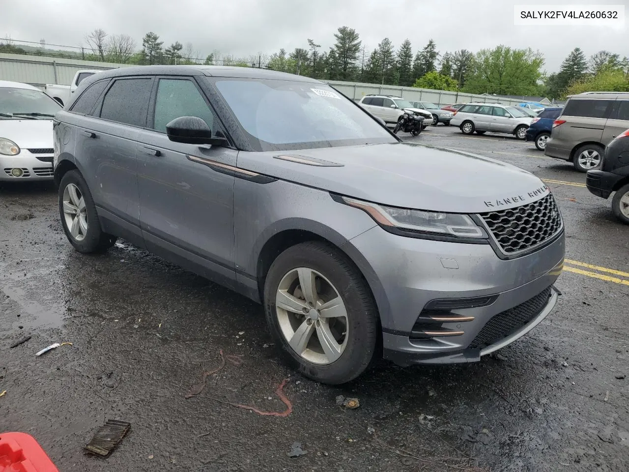 2020 Land Rover Range Rover Velar R-Dynamic S VIN: SALYK2FV4LA260632 Lot: 53220754