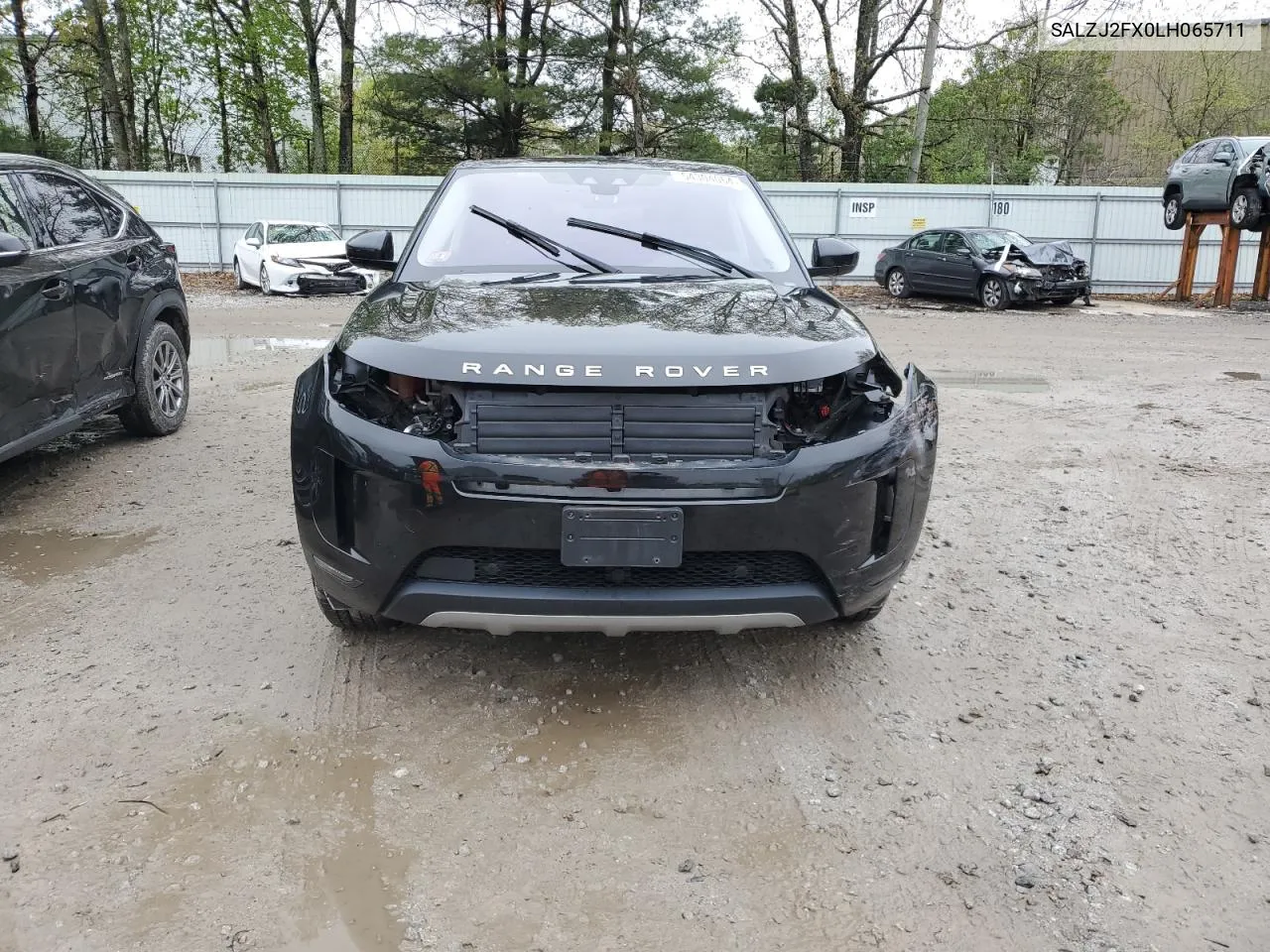 2020 Land Rover Range Rover Evoque S VIN: SALZJ2FX0LH065711 Lot: 54304064