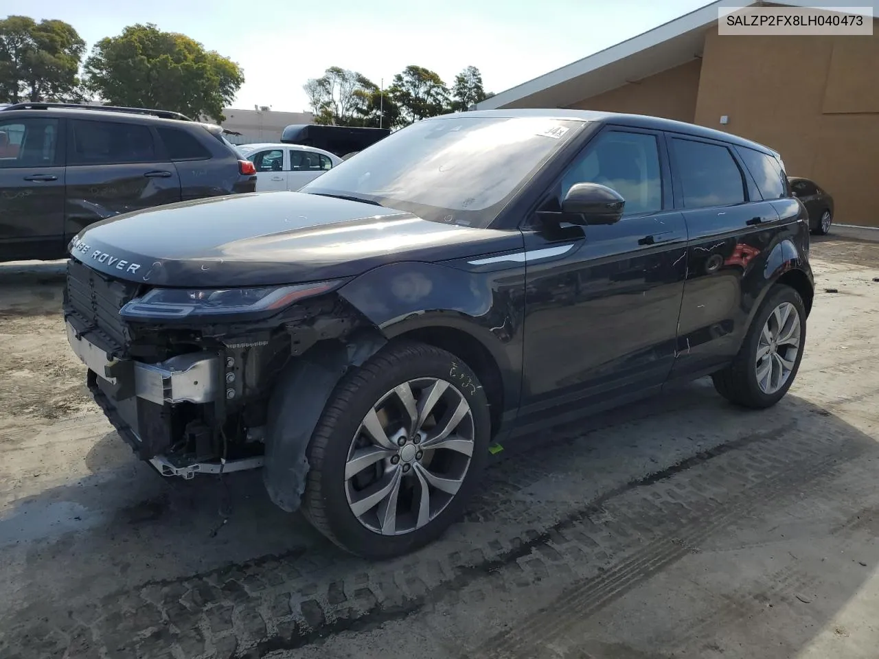 SALZP2FX8LH040473 2020 Land Rover Range Rover Evoque Se