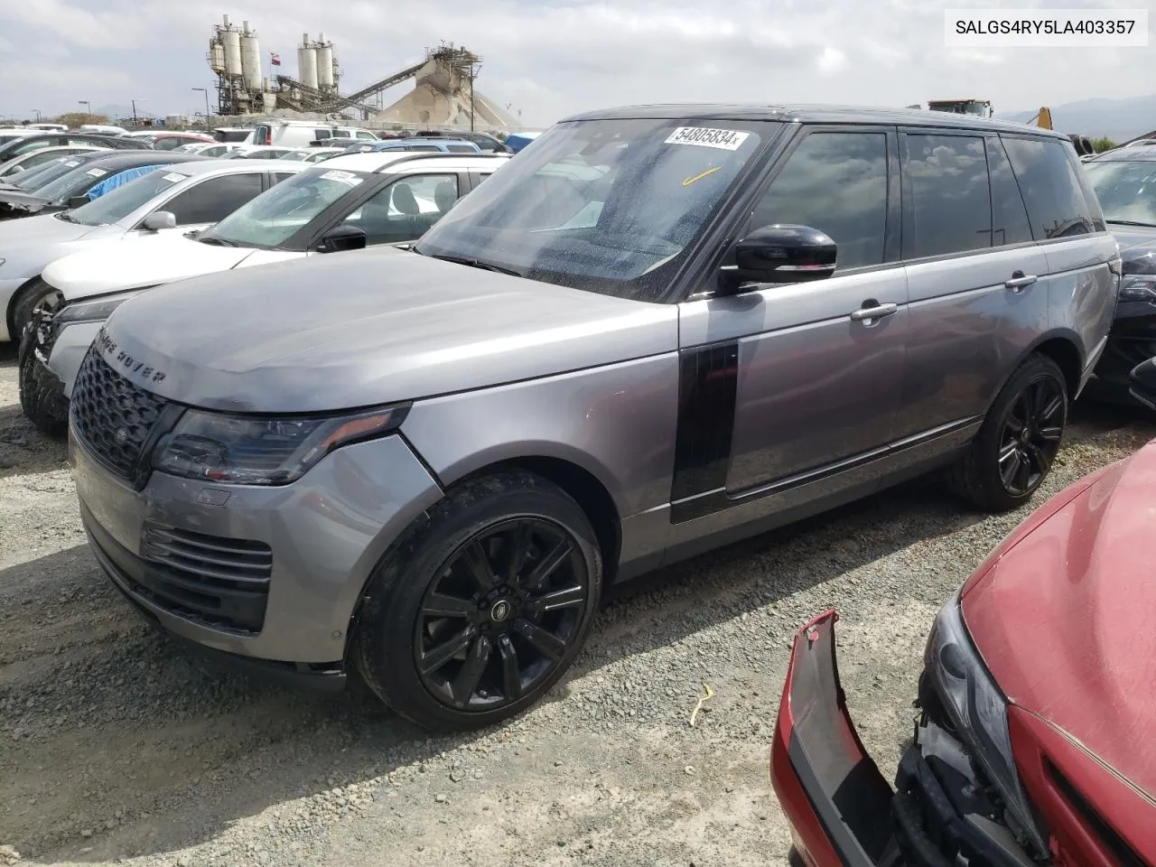 SALGS4RY5LA403357 2020 Land Rover Range Rover Hse