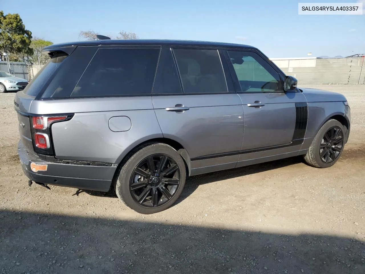 2020 Land Rover Range Rover Hse VIN: SALGS4RY5LA403357 Lot: 54805834