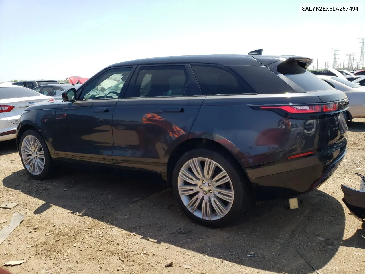 2020 Land Rover Range Rover Velar R-Dynamic S VIN: SALYK2EX5LA267494 Lot: 54808544