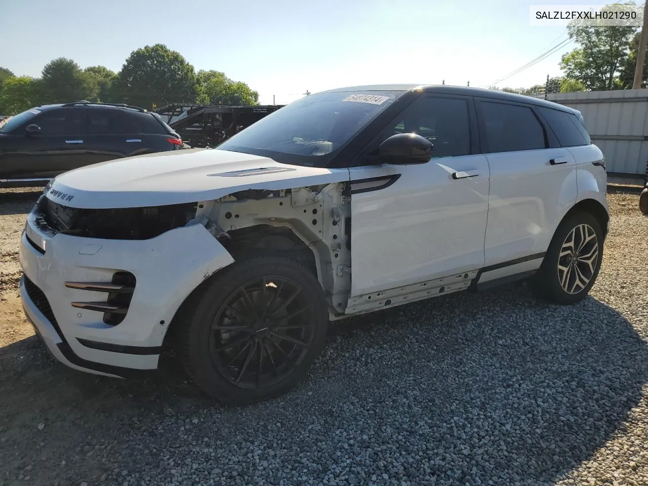 2020 Land Rover Range Rover Evoque First Edition VIN: SALZL2FXXLH021290 Lot: 54874314