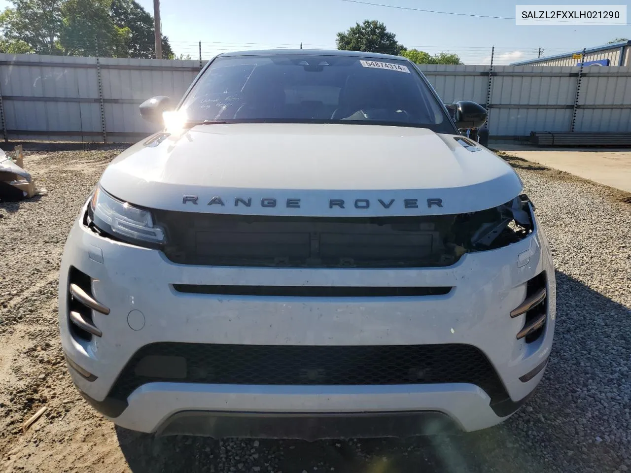 2020 Land Rover Range Rover Evoque First Edition VIN: SALZL2FXXLH021290 Lot: 54874314