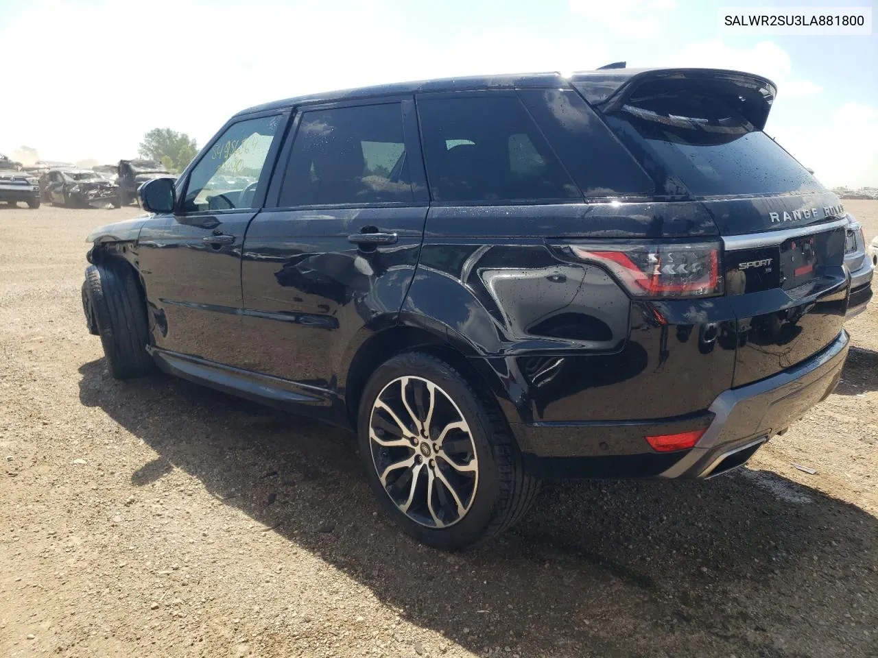 SALWR2SU3LA881800 2020 Land Rover Range Rover Sport Hse