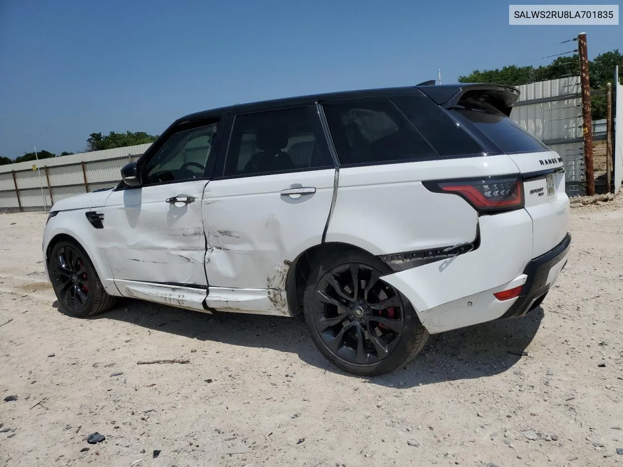 2020 Land Rover Range Rover Sport Hst VIN: SALWS2RU8LA701835 Lot: 55564074