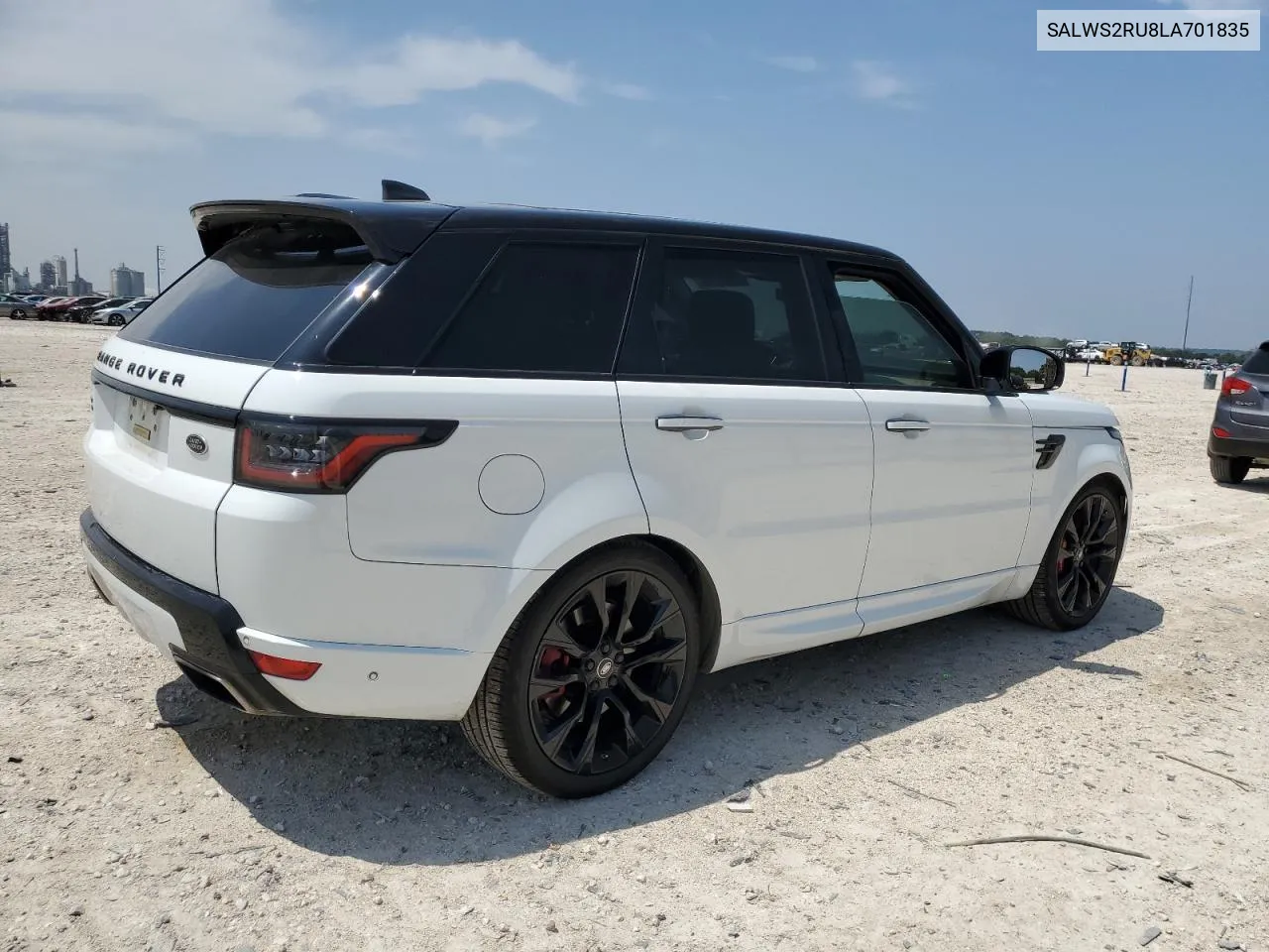 2020 Land Rover Range Rover Sport Hst VIN: SALWS2RU8LA701835 Lot: 55564074