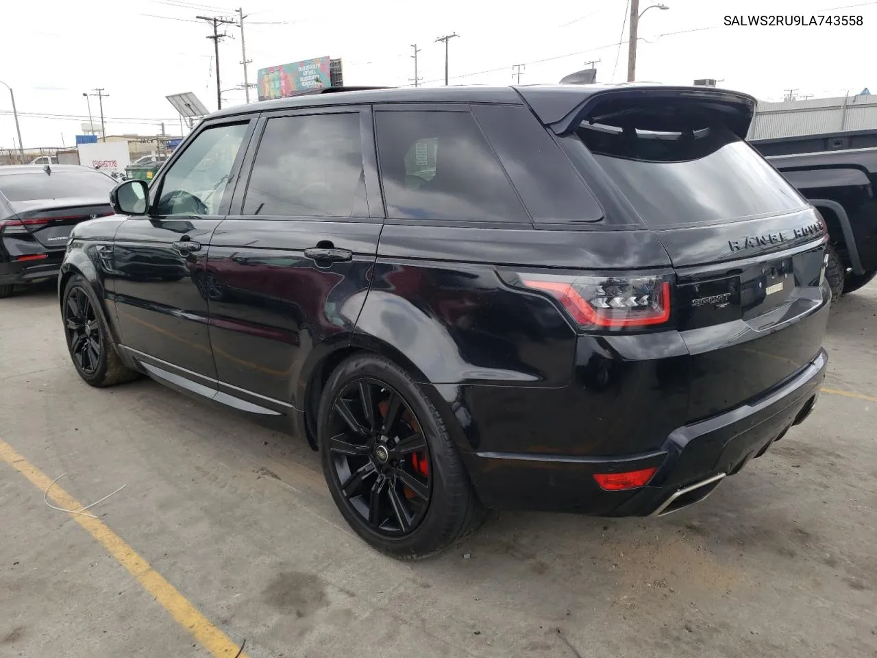 2020 Land Rover Range Rover Sport Hst VIN: SALWS2RU9LA743558 Lot: 55855104