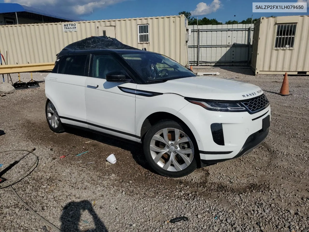 2020 Land Rover Range Rover Evoque Se VIN: SALZP2FX1LH079650 Lot: 55957554