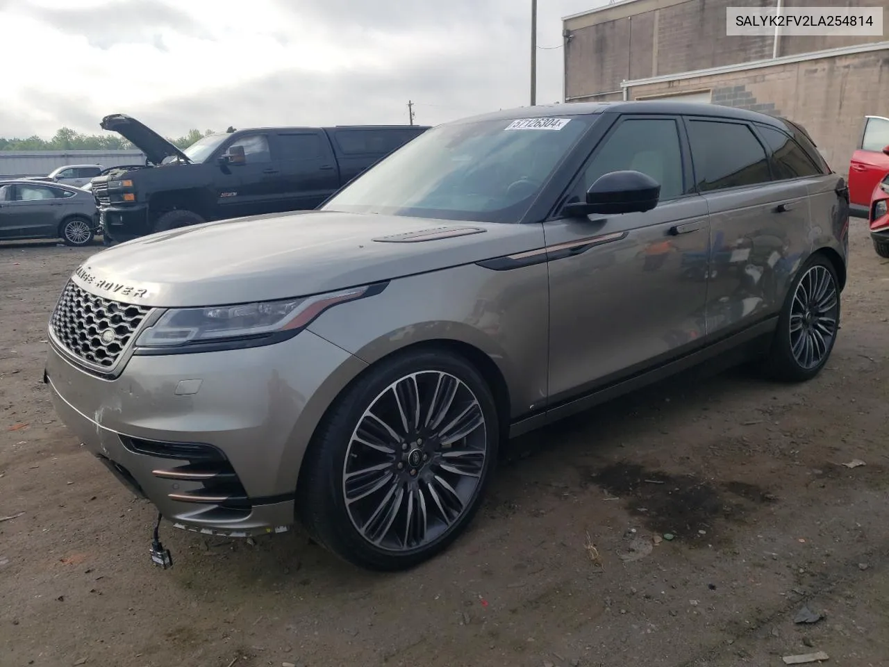 SALYK2FV2LA254814 2020 Land Rover Range Rover Velar R-Dynamic S