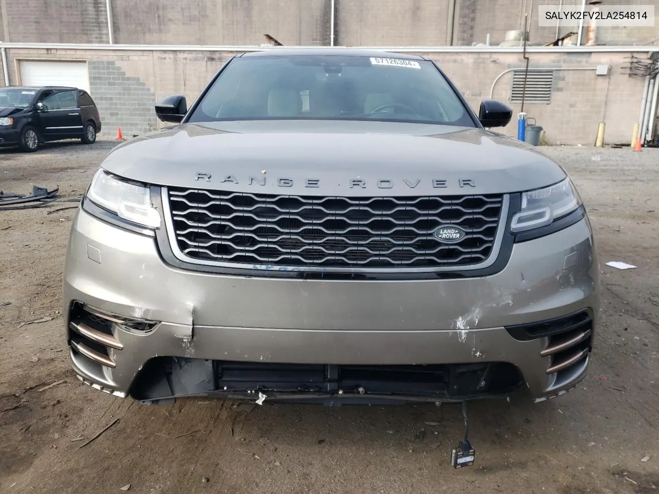 2020 Land Rover Range Rover Velar R-Dynamic S VIN: SALYK2FV2LA254814 Lot: 57126304