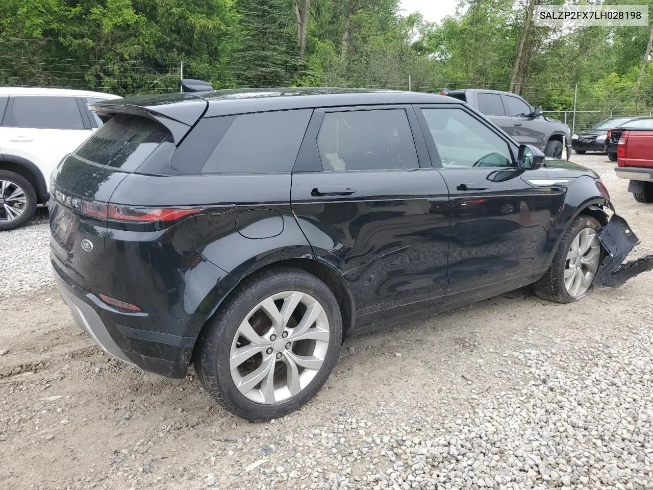 2020 Land Rover Range Rover Evoque Se VIN: SALZP2FX7LH028198 Lot: 57392834