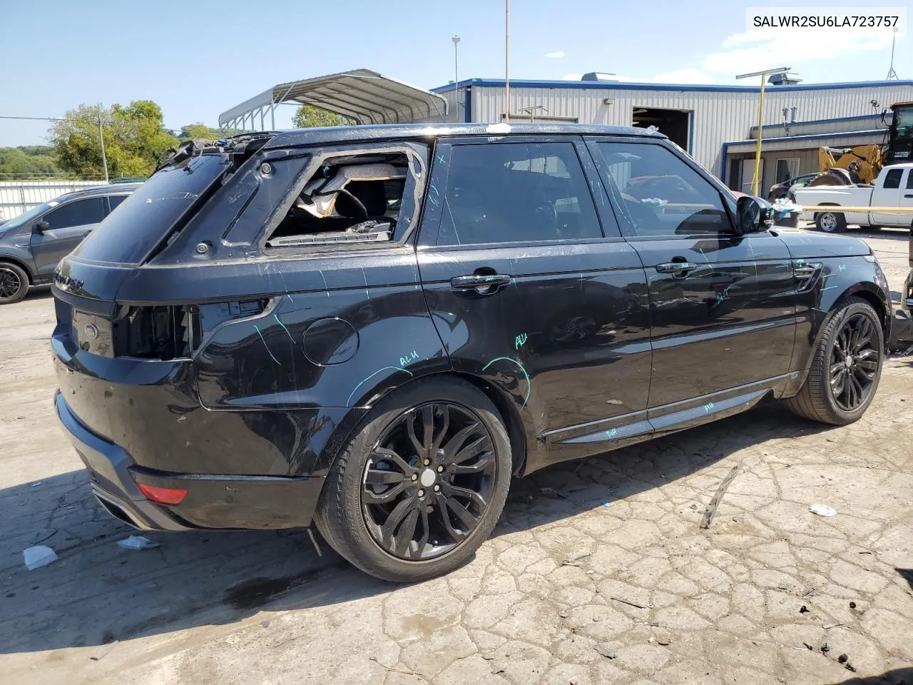 2020 Land Rover Range Rover Sport Hse VIN: SALWR2SU6LA723757 Lot: 67129414