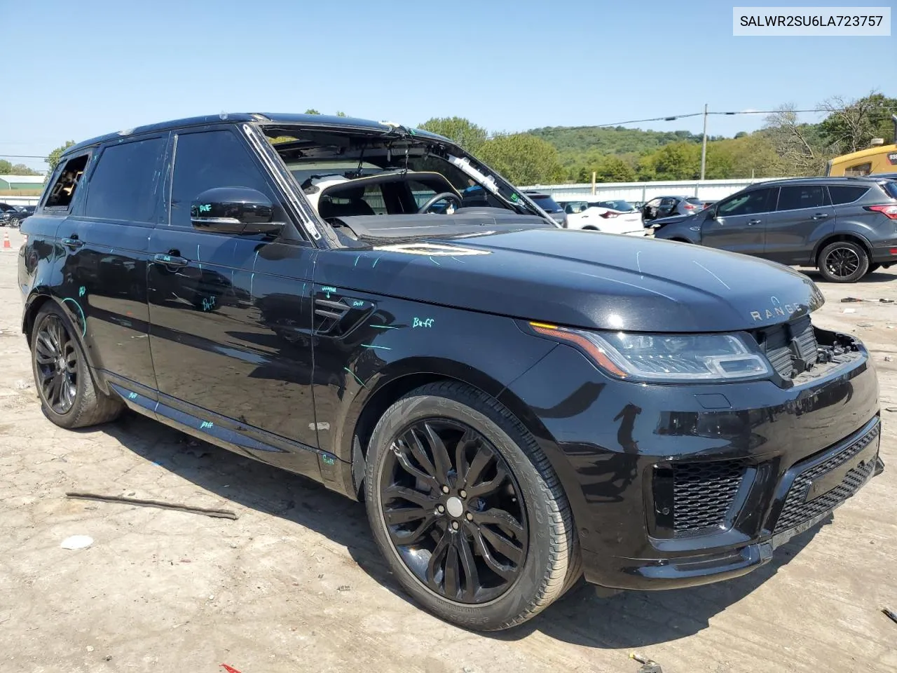 2020 Land Rover Range Rover Sport Hse VIN: SALWR2SU6LA723757 Lot: 67129414