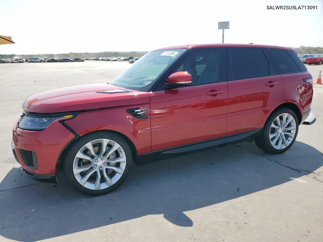 2020 Land Rover Range Rover Sport Hse VIN: SALWR2SU5LA713091 Lot: 67415564