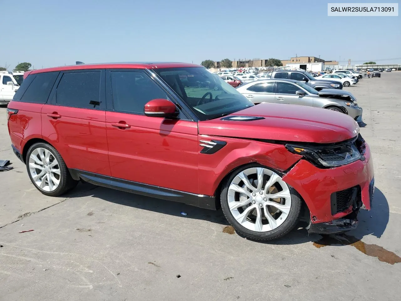 2020 Land Rover Range Rover Sport Hse VIN: SALWR2SU5LA713091 Lot: 67415564