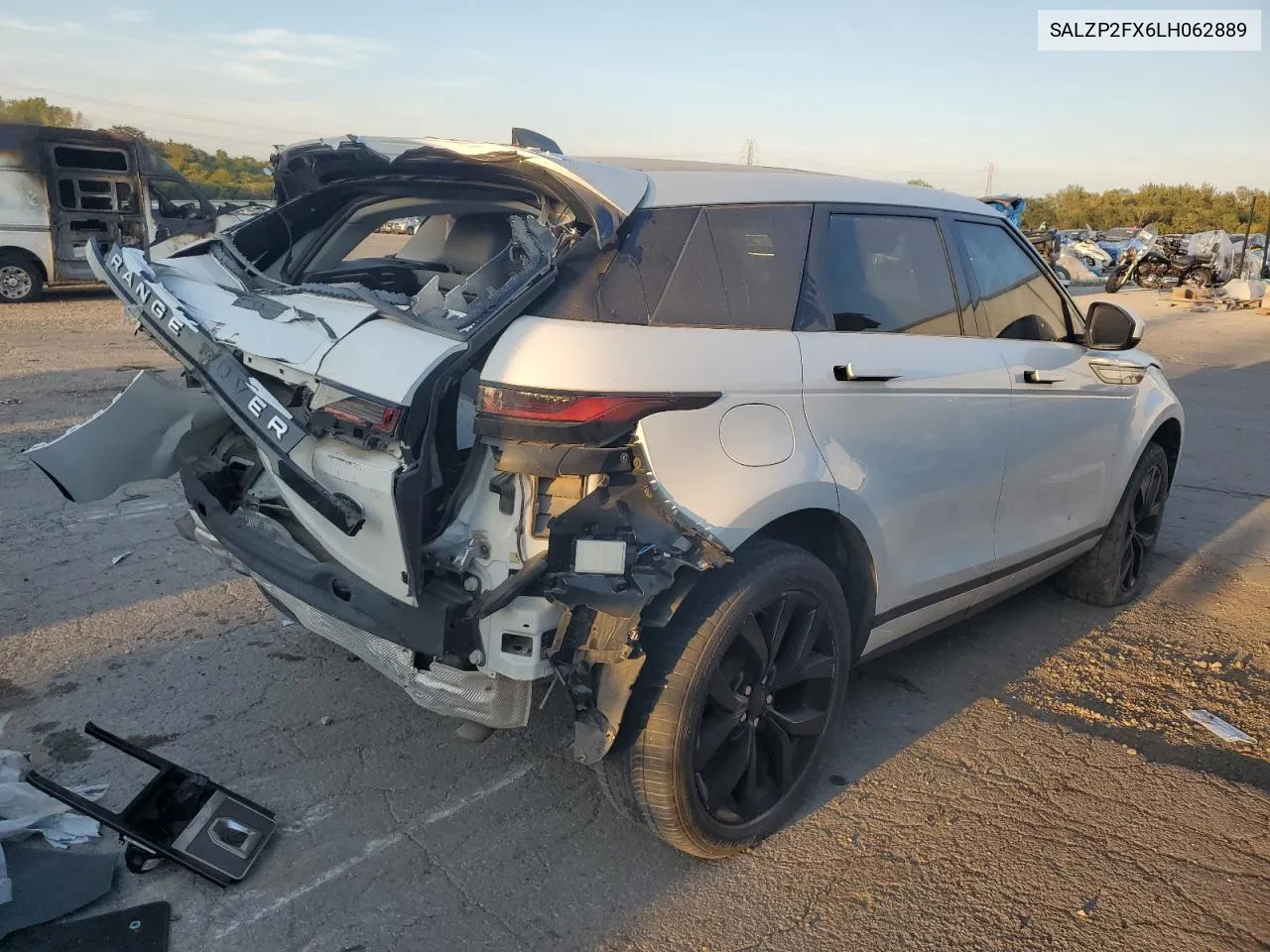 2020 Land Rover Range Rover Evoque Se VIN: SALZP2FX6LH062889 Lot: 67712174