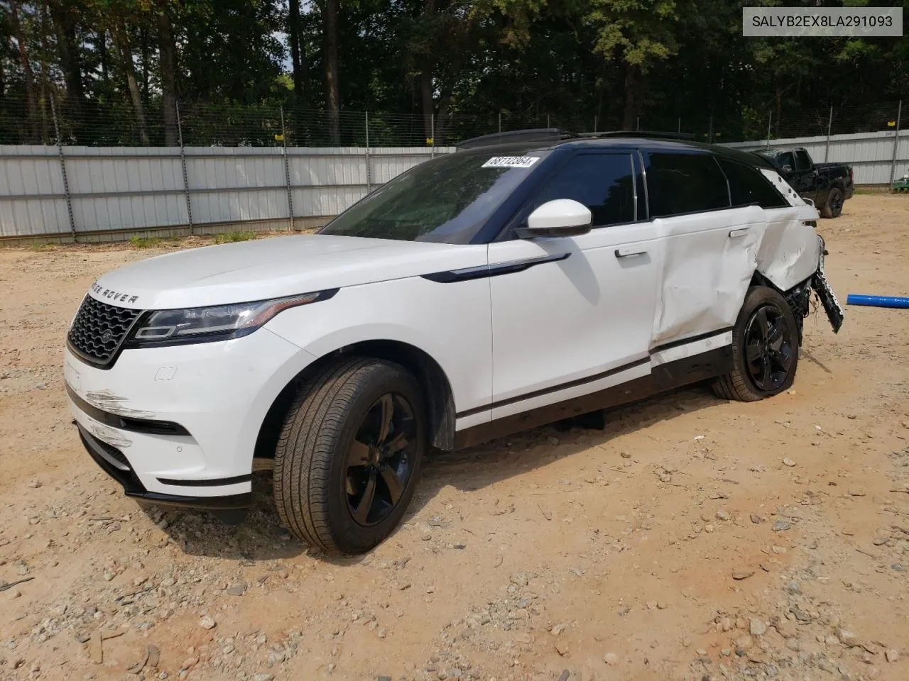 SALYB2EX8LA291093 2020 Land Rover Range Rover Velar S