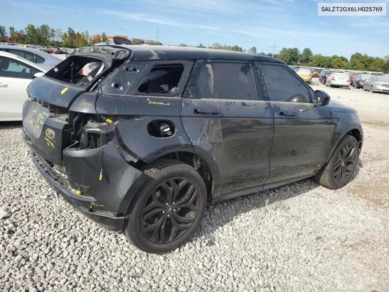 SALZT2GX6LH025769 2020 Land Rover Range Rover Evoque S