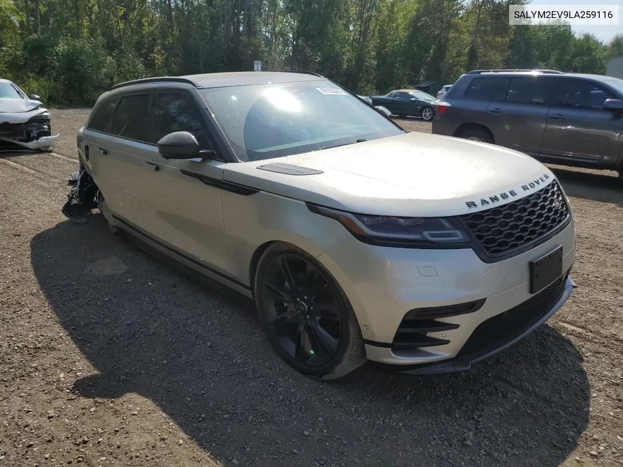 2020 Land Rover Range Rover Velar R-Dynamic Hse VIN: SALYM2EV9LA259116 Lot: 69102544