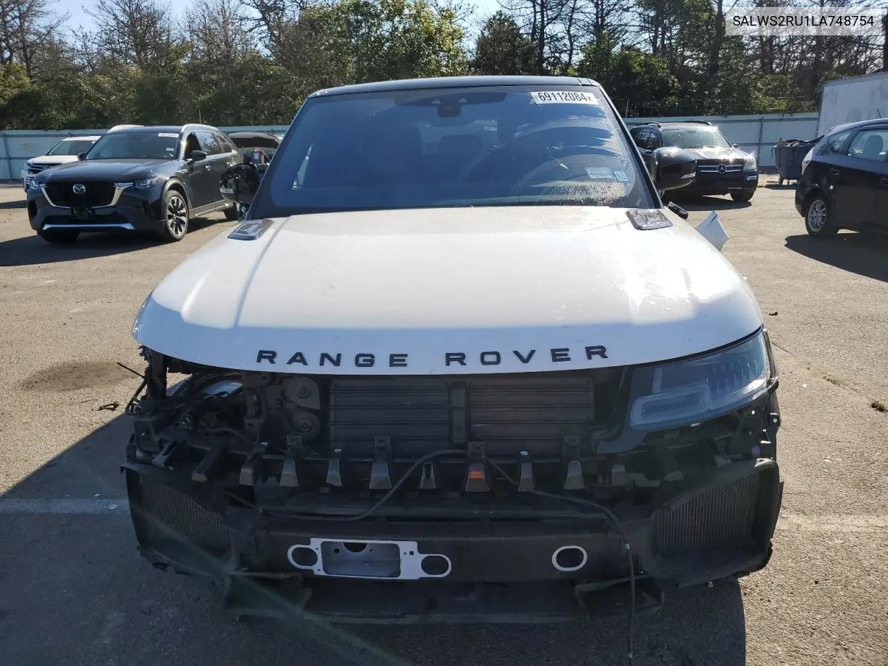 2020 Land Rover Range Rover Sport Hst VIN: SALWS2RU1LA748754 Lot: 69112084