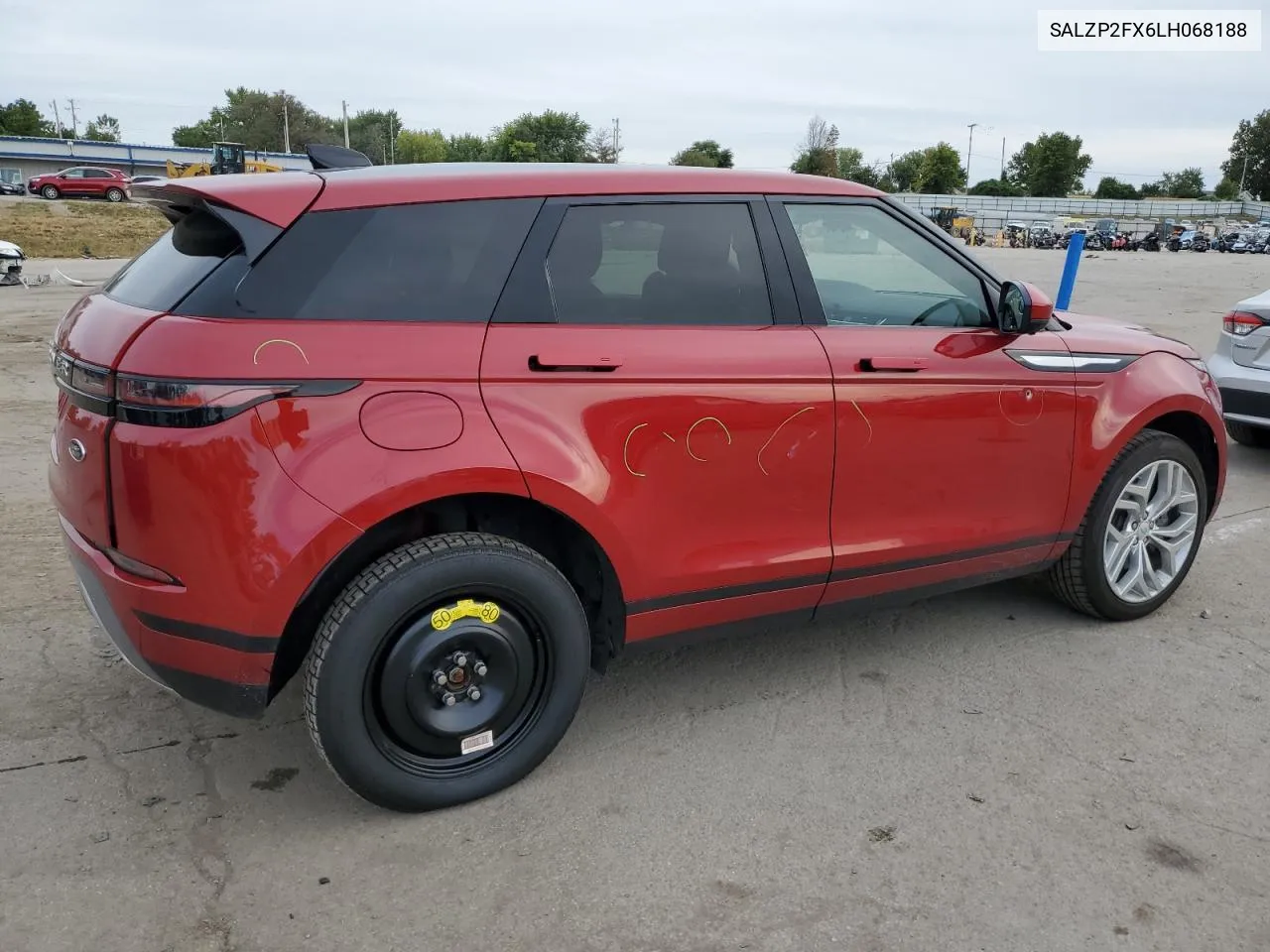 2020 Land Rover Range Rover Evoque Se VIN: SALZP2FX6LH068188 Lot: 70234124