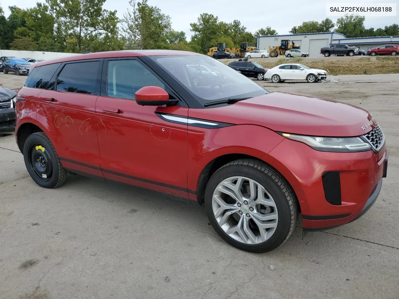 2020 Land Rover Range Rover Evoque Se VIN: SALZP2FX6LH068188 Lot: 70234124