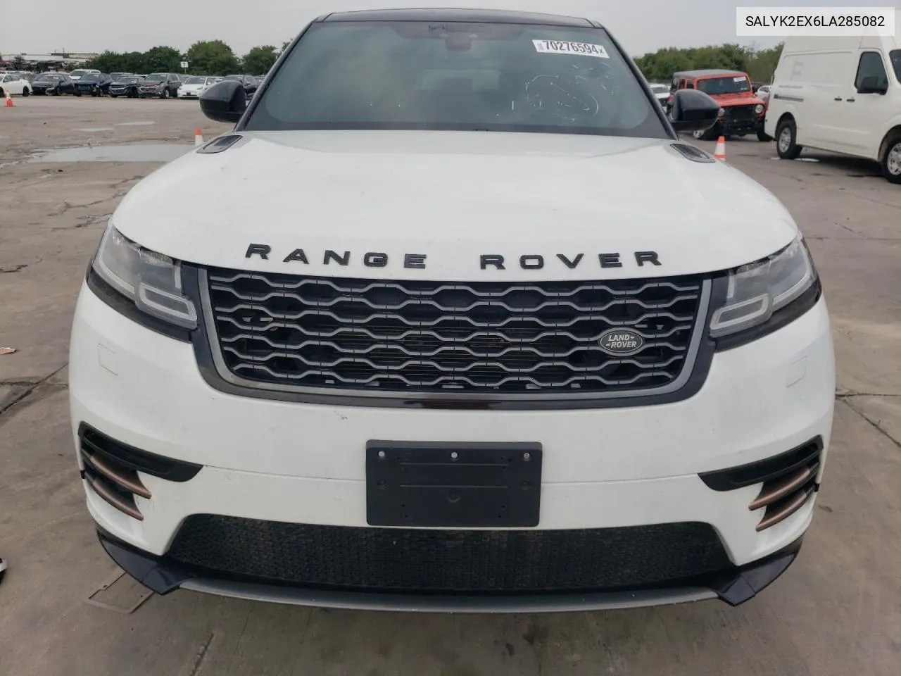 2020 Land Rover Range Rover Velar R-Dynamic S VIN: SALYK2EX6LA285082 Lot: 70276594