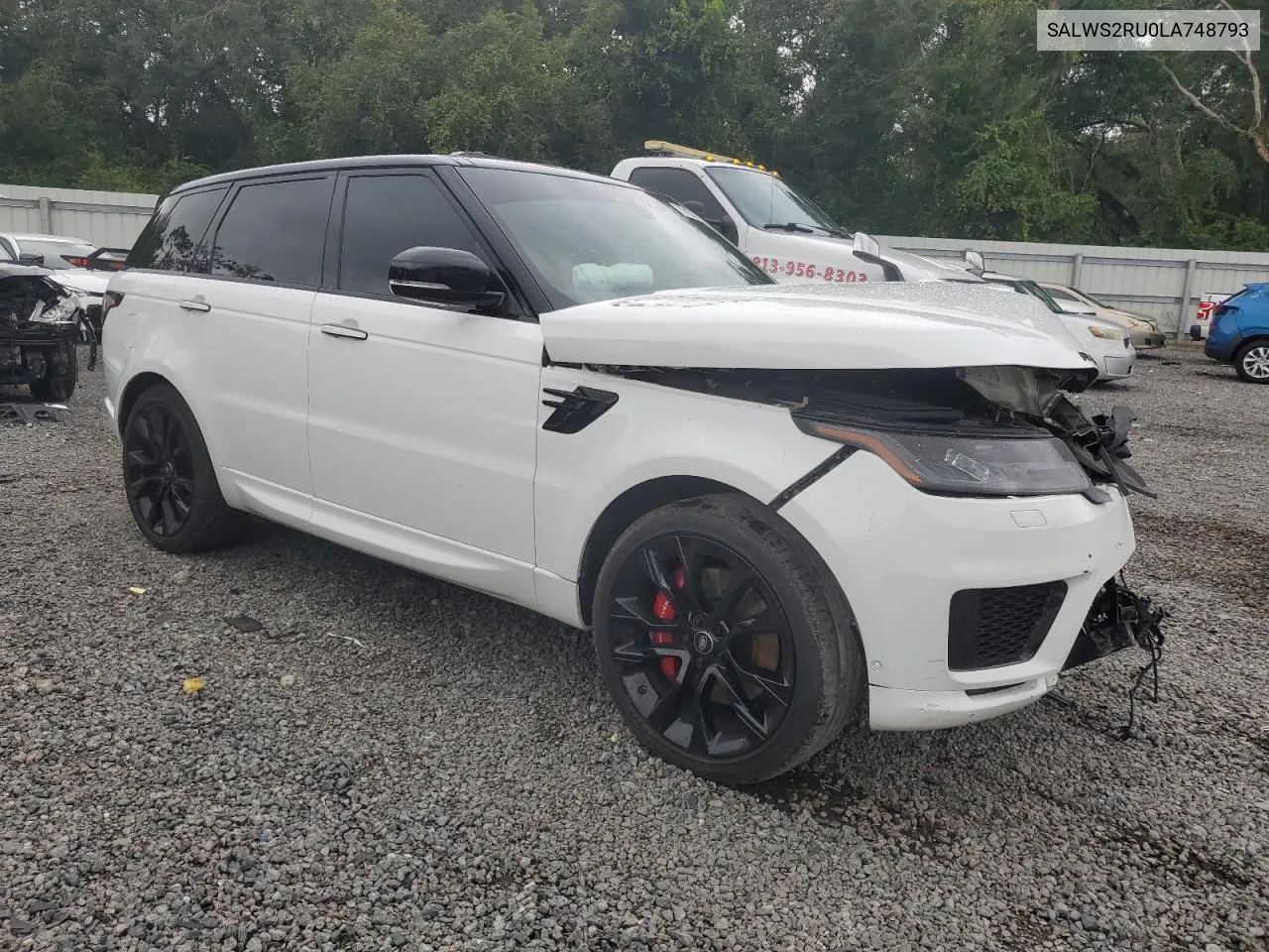 2020 Land Rover Range Rover Sport Hst VIN: SALWS2RU0LA748793 Lot: 70902784