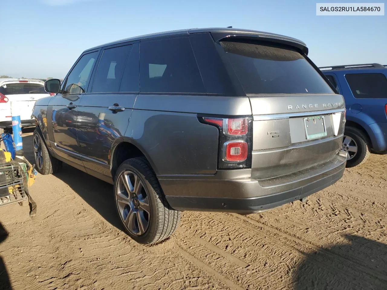 2020 Land Rover Range Rover Hse VIN: SALGS2RU1LA584670 Lot: 71074124