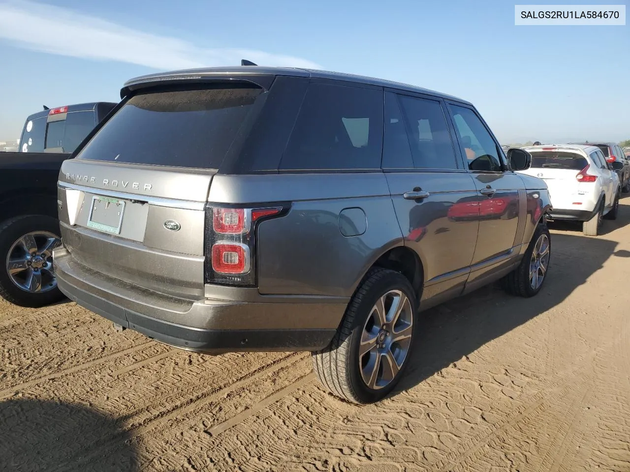 2020 Land Rover Range Rover Hse VIN: SALGS2RU1LA584670 Lot: 71074124