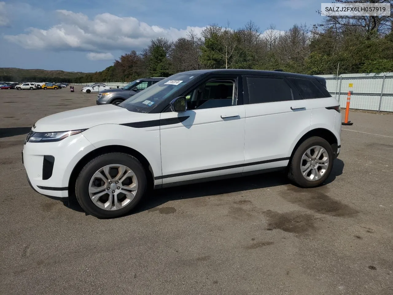 2020 Land Rover Range Rover Evoque S VIN: SALZJ2FX6LH057919 Lot: 71162074