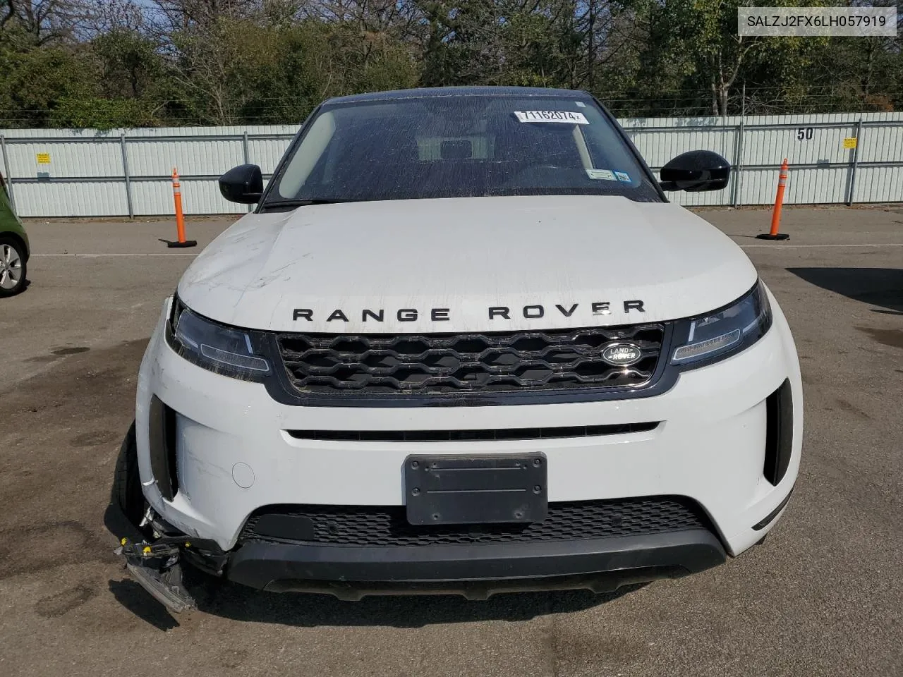 2020 Land Rover Range Rover Evoque S VIN: SALZJ2FX6LH057919 Lot: 71162074