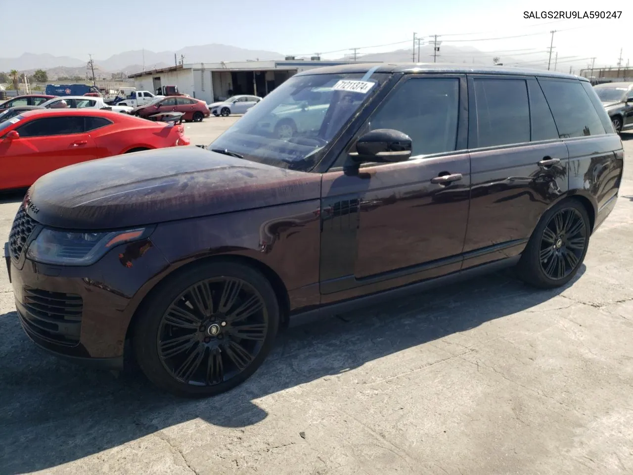 SALGS2RU9LA590247 2020 Land Rover Range Rover Hse