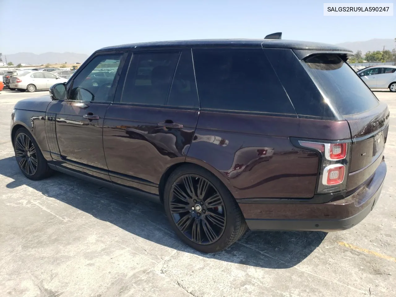 2020 Land Rover Range Rover Hse VIN: SALGS2RU9LA590247 Lot: 71211374